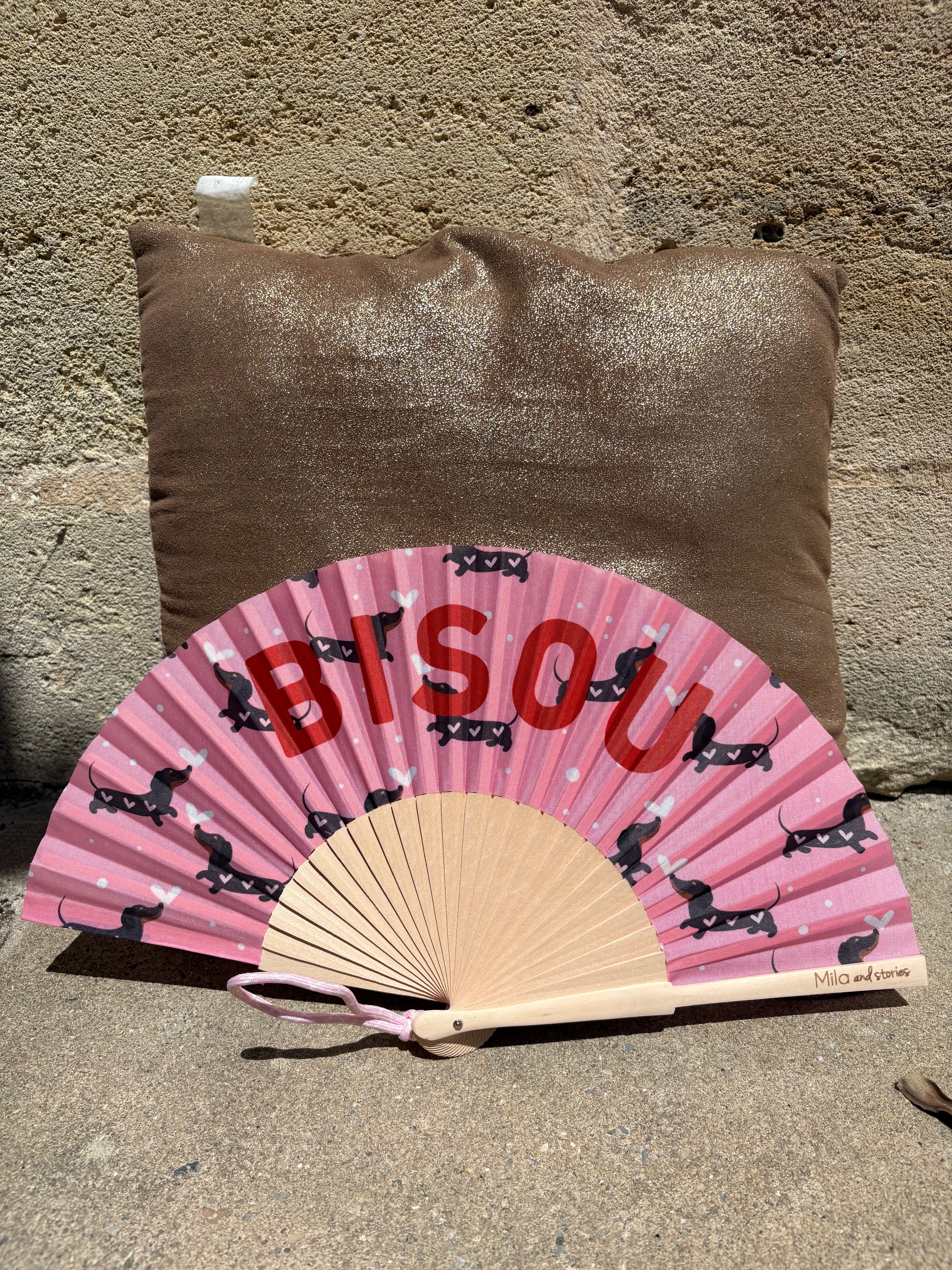Éventail "bisous"