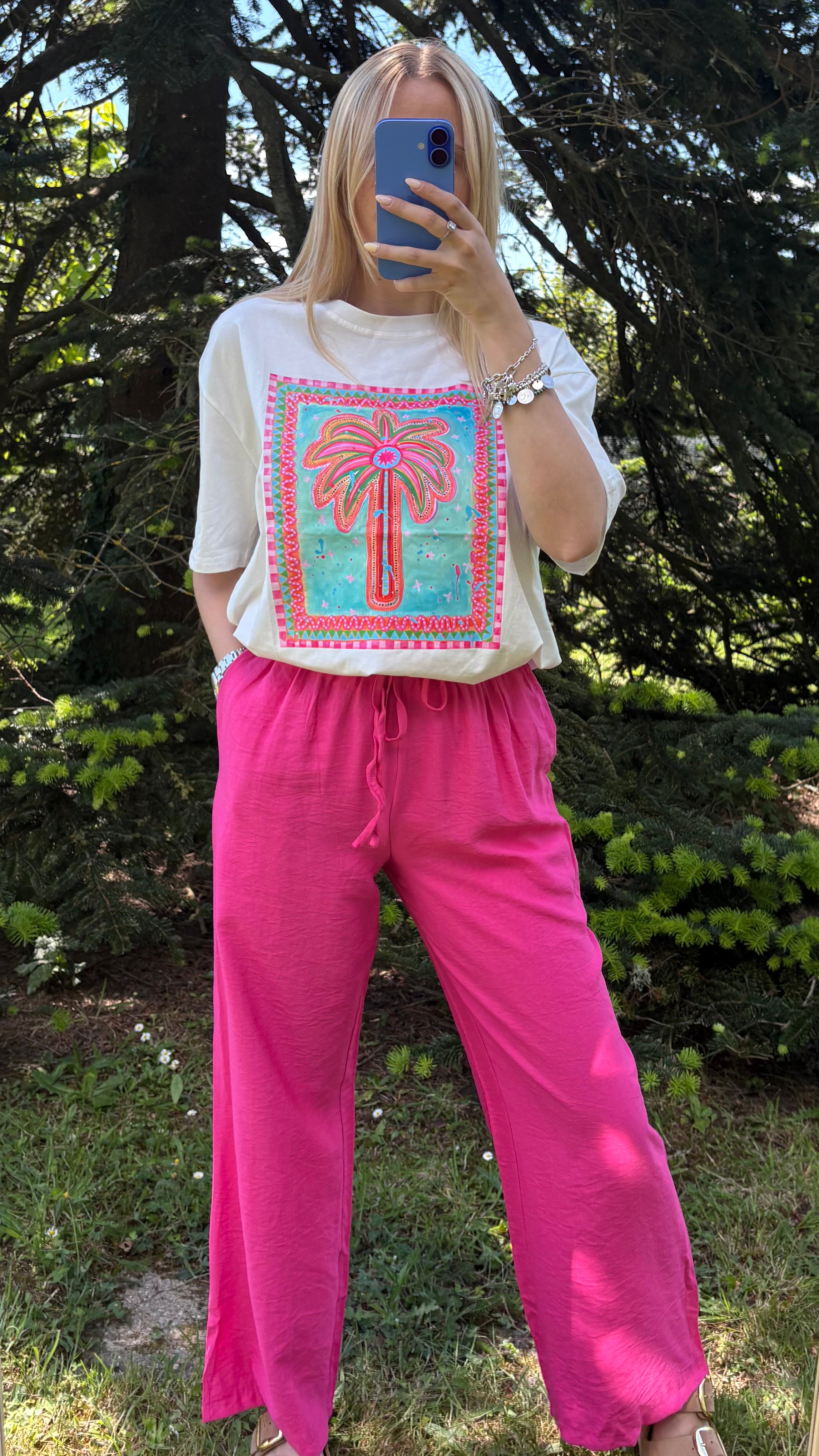 Pantalon fuchsia