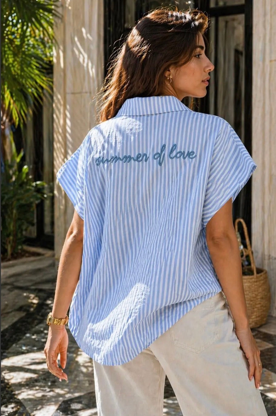 Chemise rayée