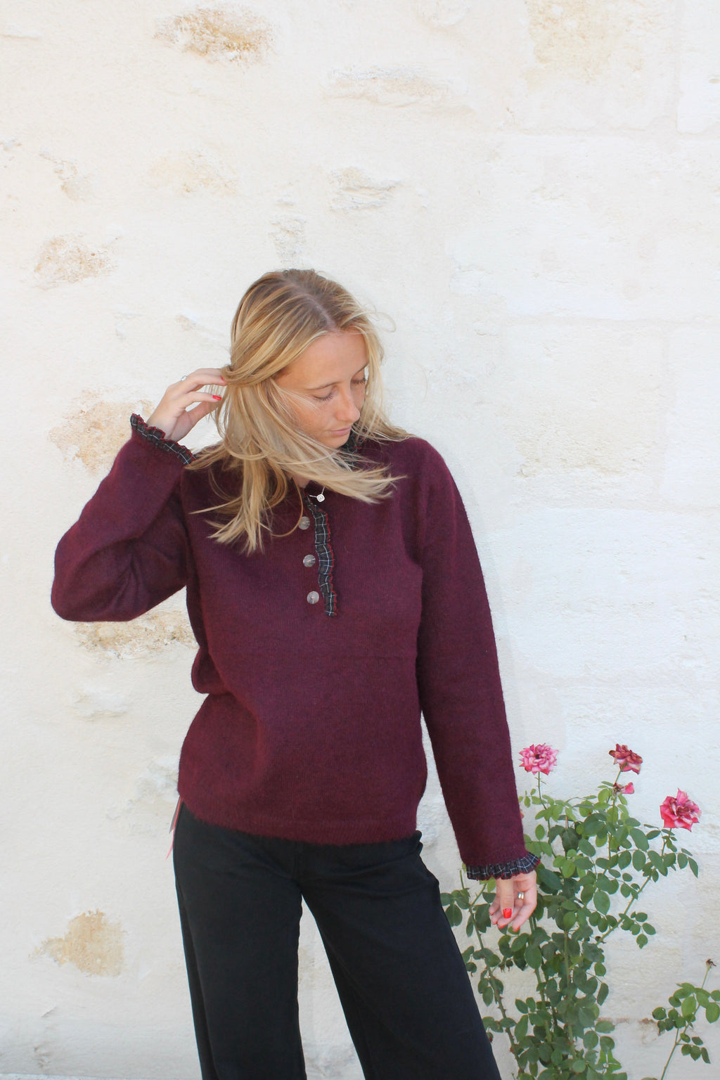 Ysé - Pull bordeaux
